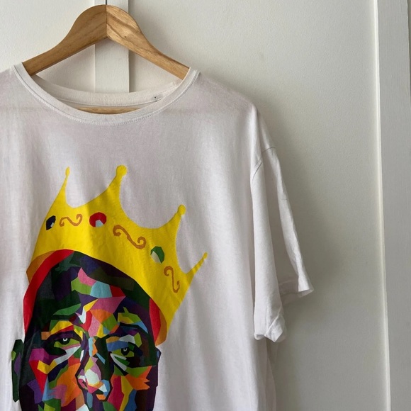 The Notorious B.I.G. T Shirt Short Sleeve White Size Medium - Picture 3 of 8